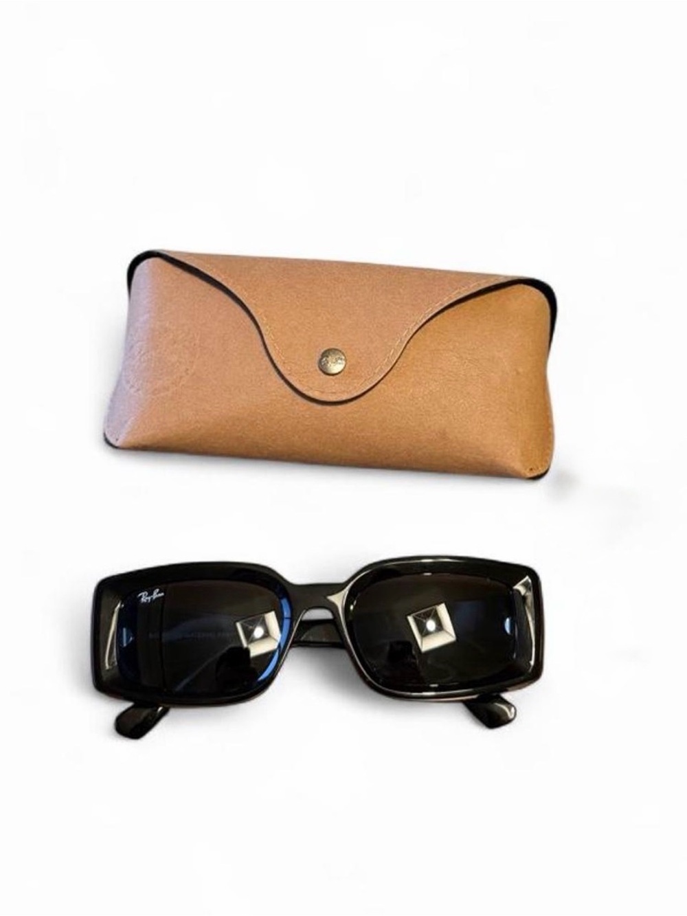 Ray-Ban Women’s Black Rectangular Sunglasses